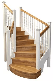 Färdigställd trappa
